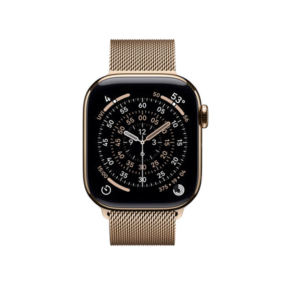 Apple Watch Series 11 [GPS 42mm] Smartwatch with Rose Gold Aluminum Case with Light Blush Sport Band - S/M. Sleep Score, Fitness Tracker, Health Monitoring, Always-On Display, Water Resistant