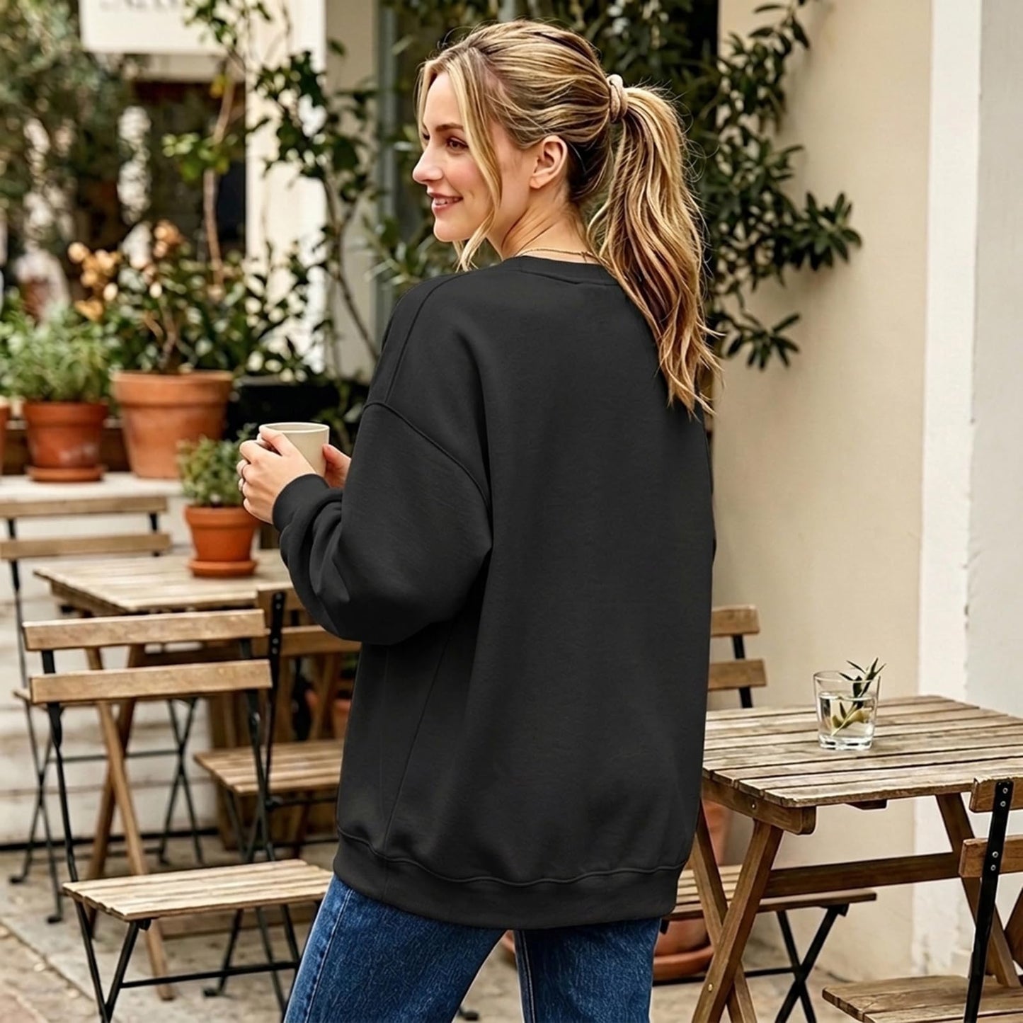 BeWithYou Christian Sweatshirts for Women -God is Good