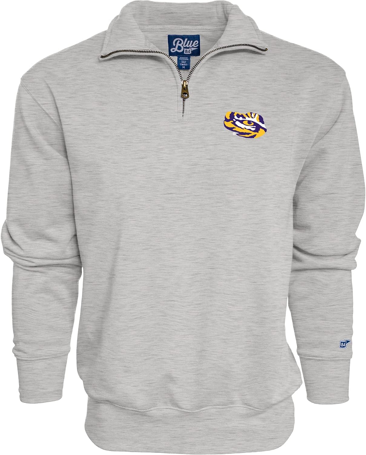 Blue 84 NCAA mens Quarter Zip Sweatshirt Icon