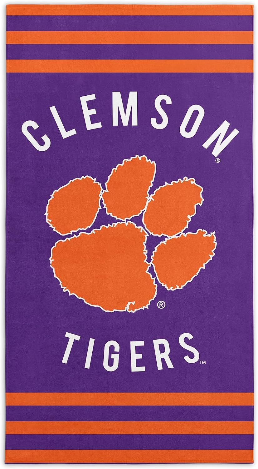 Northwest NCAA Alabama Crimson Tide Unisex-Adult Beach Towel, 30" x 60", Stripes