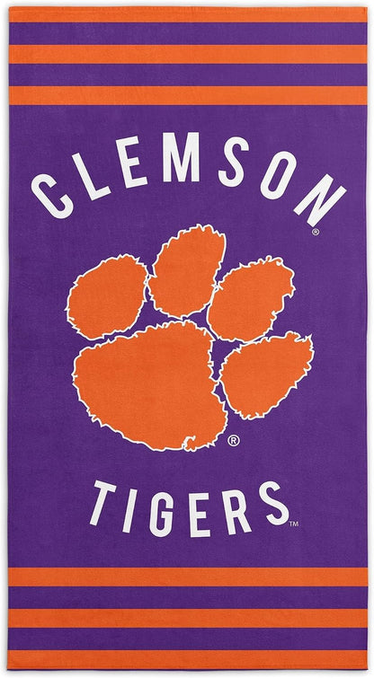Northwest NCAA Alabama Crimson Tide Unisex-Adult Beach Towel, 30" x 60", Stripes