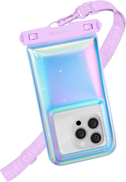 VELVET CAVIAR Waterproof Phone Pouch with Lanyard