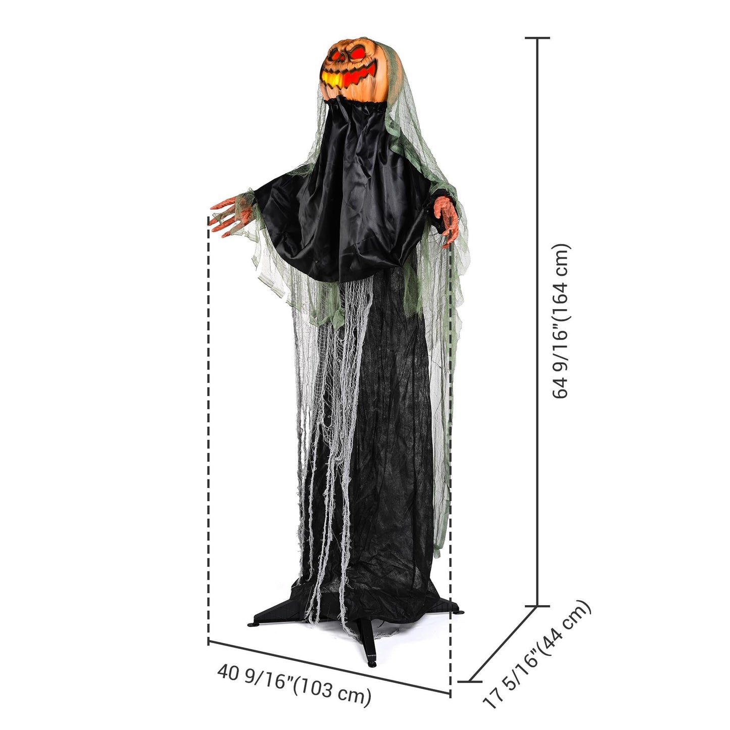 AW 9Ft Animatronics Flying Witch Hovering Broom Animated AC 100V-240V Halloween Outdoor Decoration Motion Activated 2026