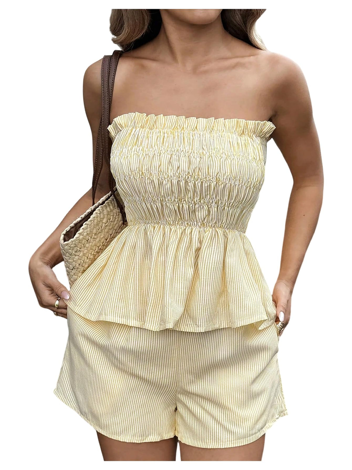 SOLY HUX Women's 2 Piece Vacation Outfit
