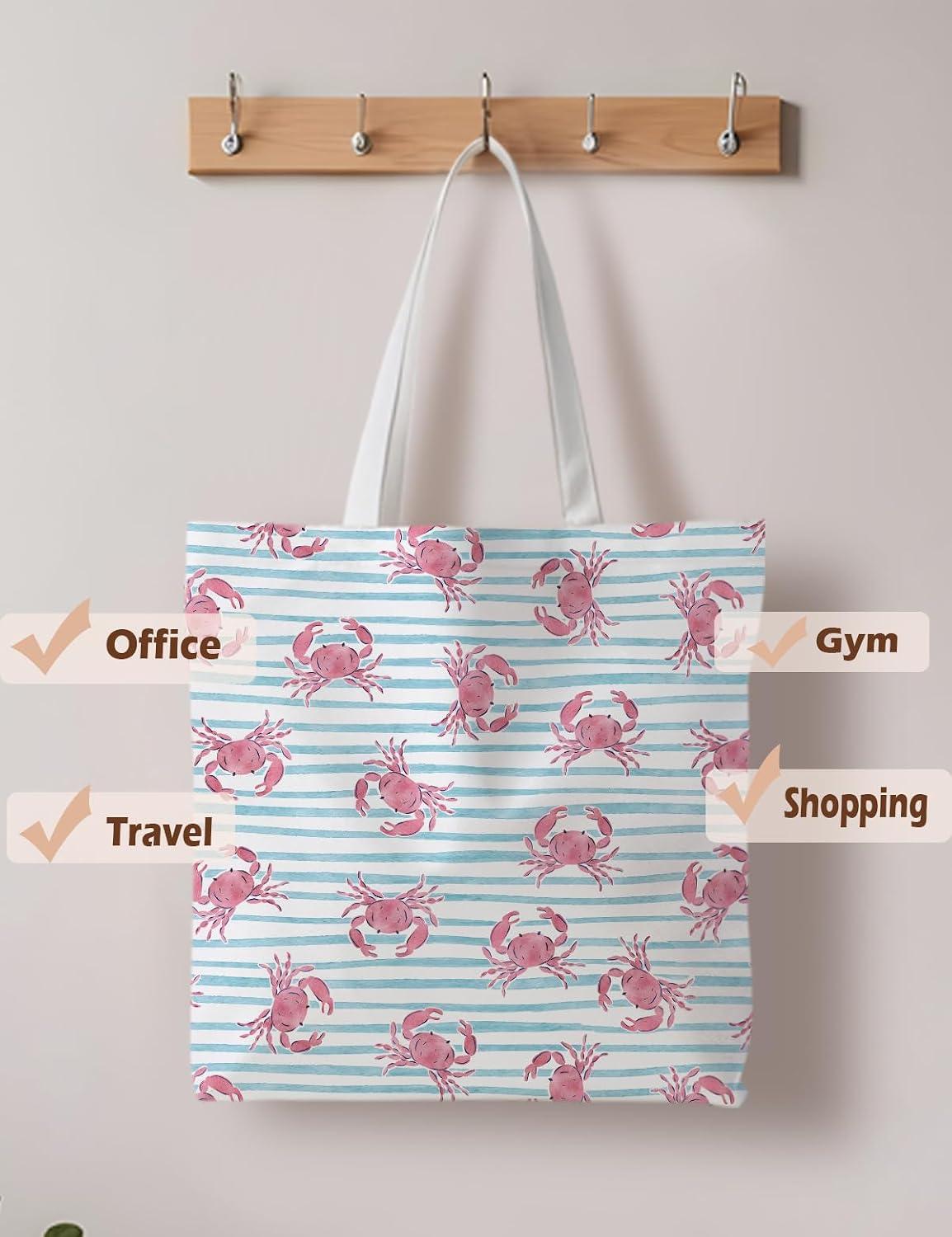 Canvas Summer Beach Tote