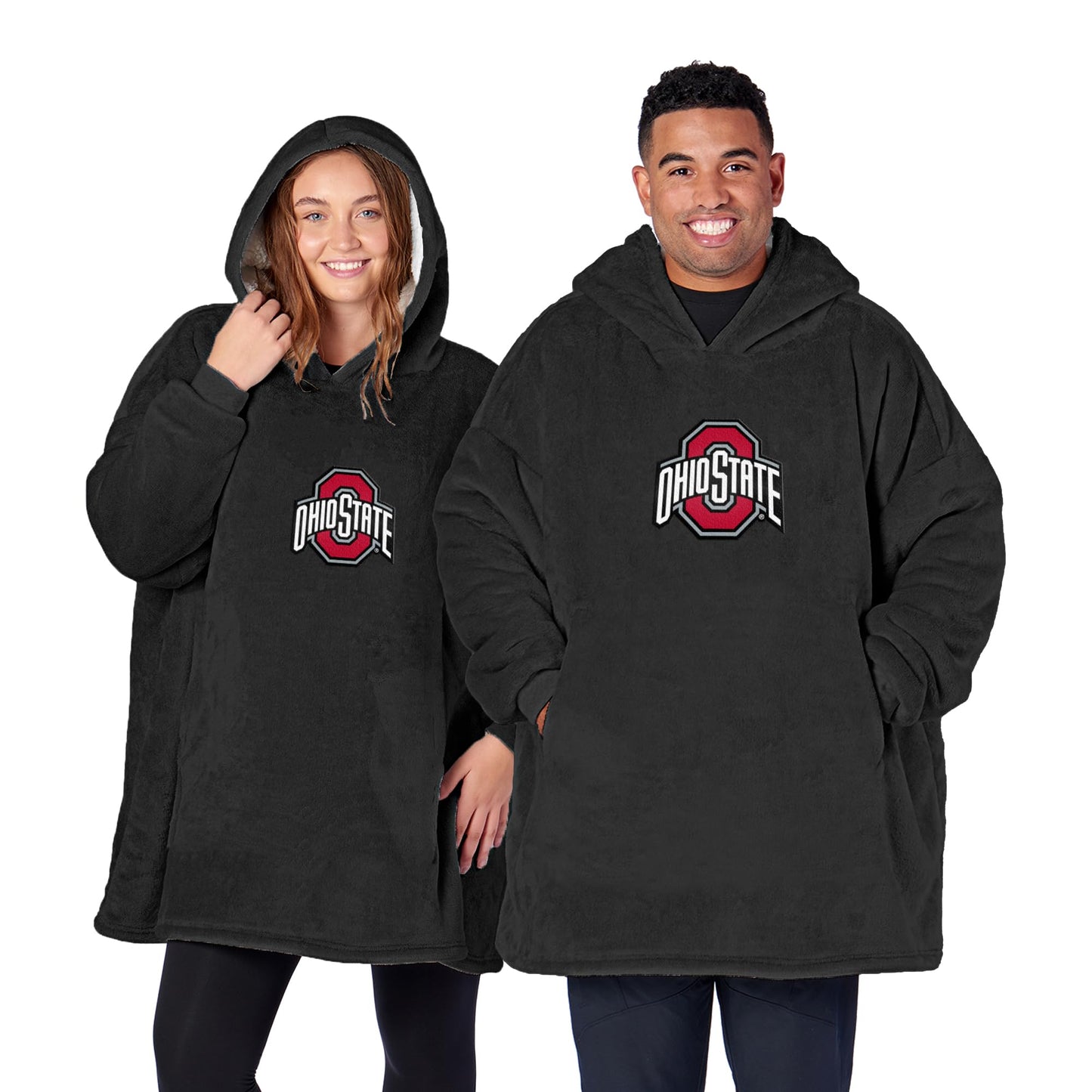 Northwest NCAA unisex-adult Hoodler Oversized Sherpa Pullover