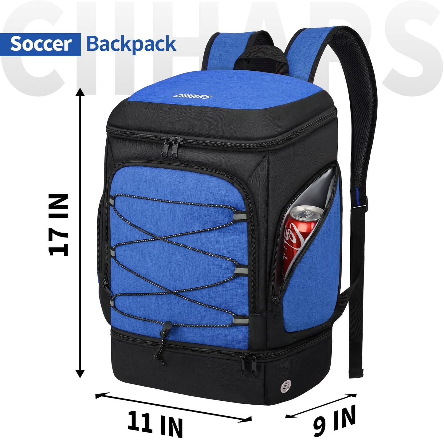 Soccer Backpack,Soccer Bag with Ball Holder and Shoe Compartment