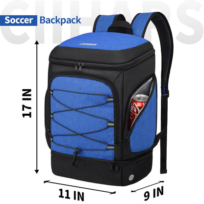 Soccer Backpack,Soccer Bag with Ball Holder and Shoe Compartment
