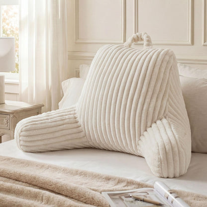 Blissful Diary Reading Pillow, Backrest Pillow with Shredded Memory Foam
