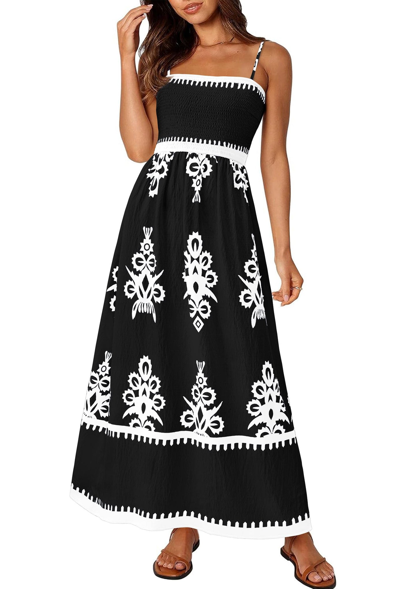 PRETTYGARDEN Women's Summer Boho Maxi Dress