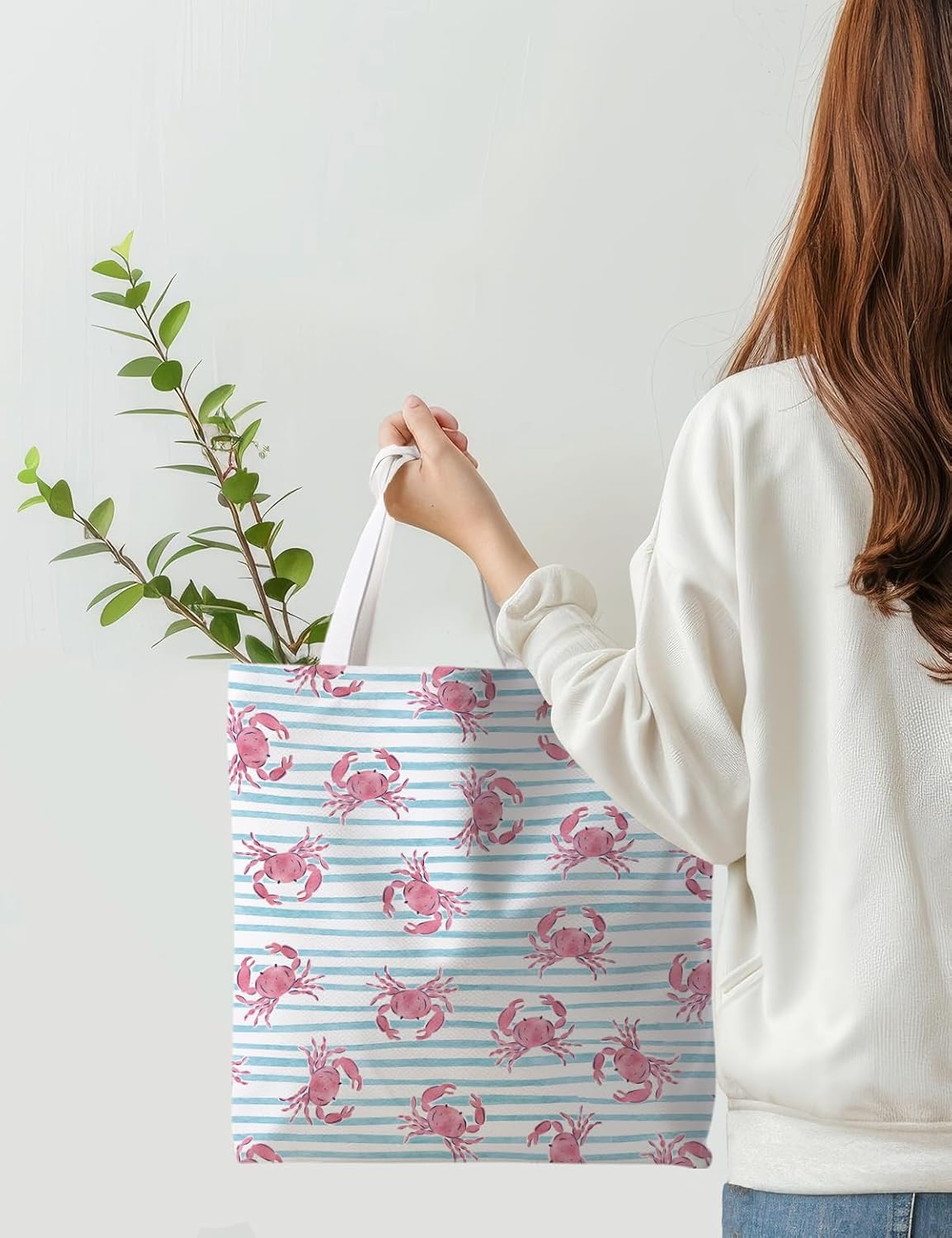 Canvas Summer Beach Tote