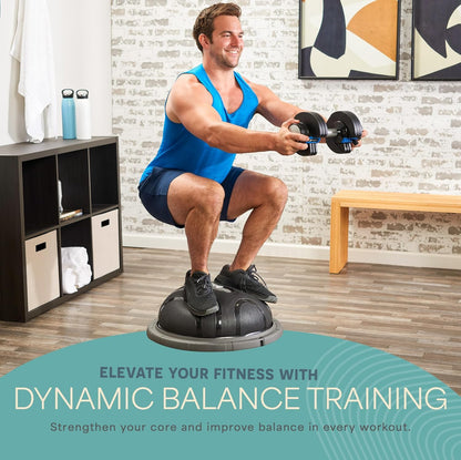LifePro Horizon Half Balance Ball Trainer with 440 lb Capacity | Stability Ball for Home Gym & Physical Therapy | Full-Body Training Equipment for Core Strengthening
