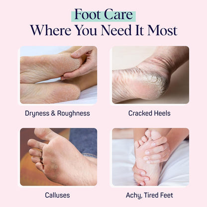 SpaLife Moisturizing Foot Sockies | Foot Mask for Dry Cracked Feet | Tea Tree Oil Softening Booties | Callus Remover Alternative | Self Care Gifts for Women | 8 Pack