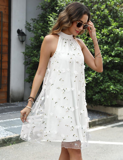 VIMPUNEC Womens Summer Halter Mini