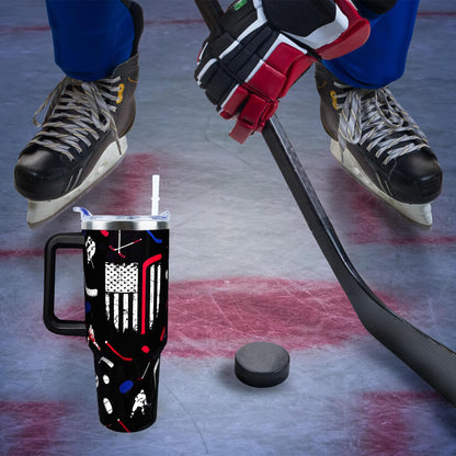 Baseball Mom 40 oz Tumbler with Handle and Straw Lid Leak Proof