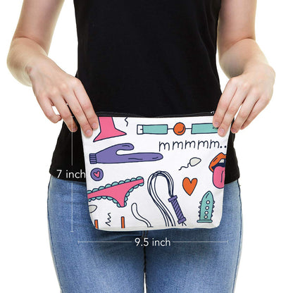 Funny gift Friend makeup bag, Best friend Cosmetic Bag, Friends Theme Natural Reusable Eco-Friendly Makeup Bag Gifts, for Women Men Best Friends Birthday Christmas Gift