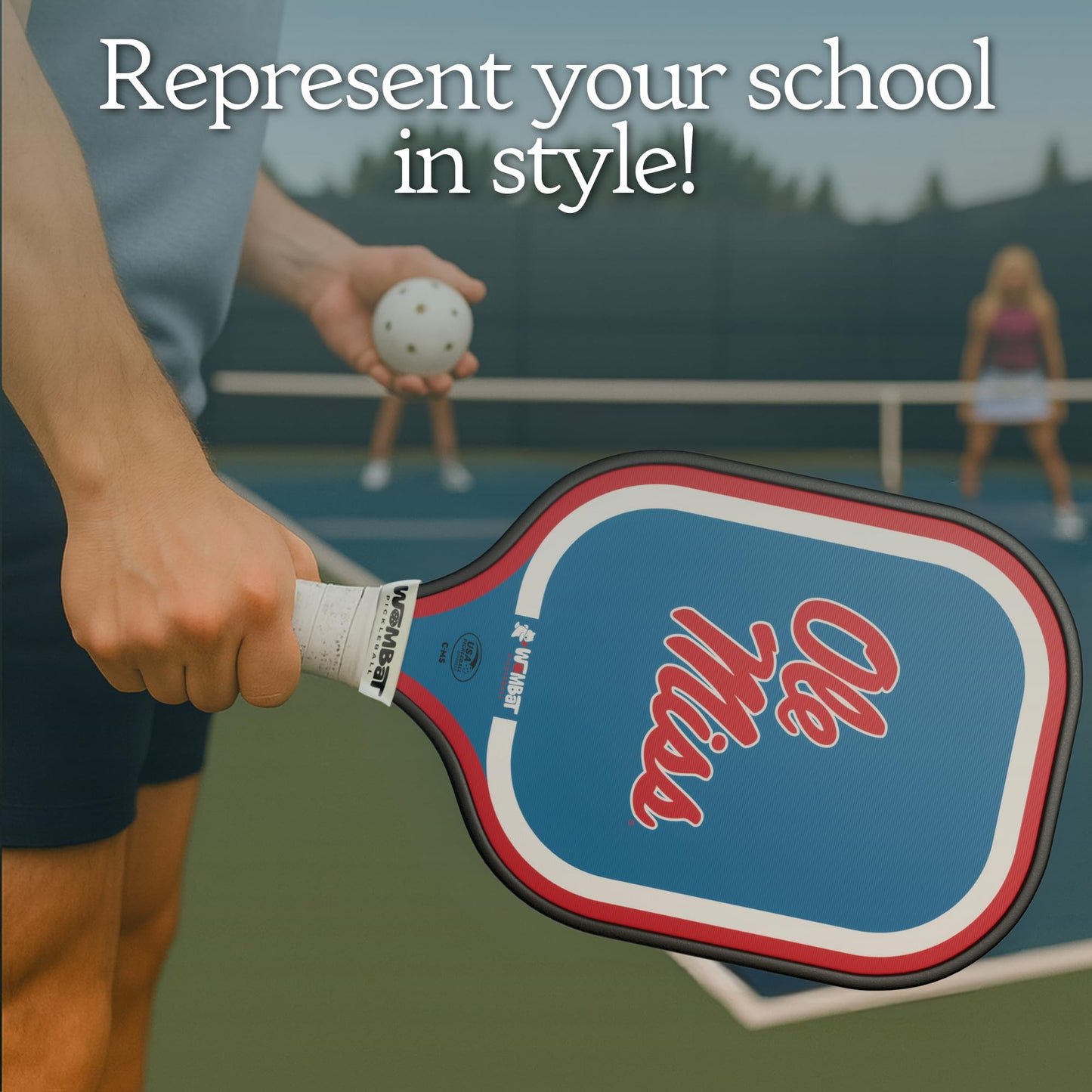 Officially Licensed College Pickleball Racquet