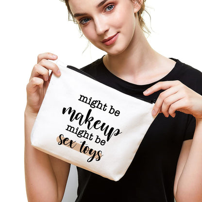 Funny gift Friend makeup bag, Best friend Cosmetic Bag, Friends Theme Natural Reusable Eco-Friendly Makeup Bag Gifts, for Women Men Best Friends Birthday Christmas Gift