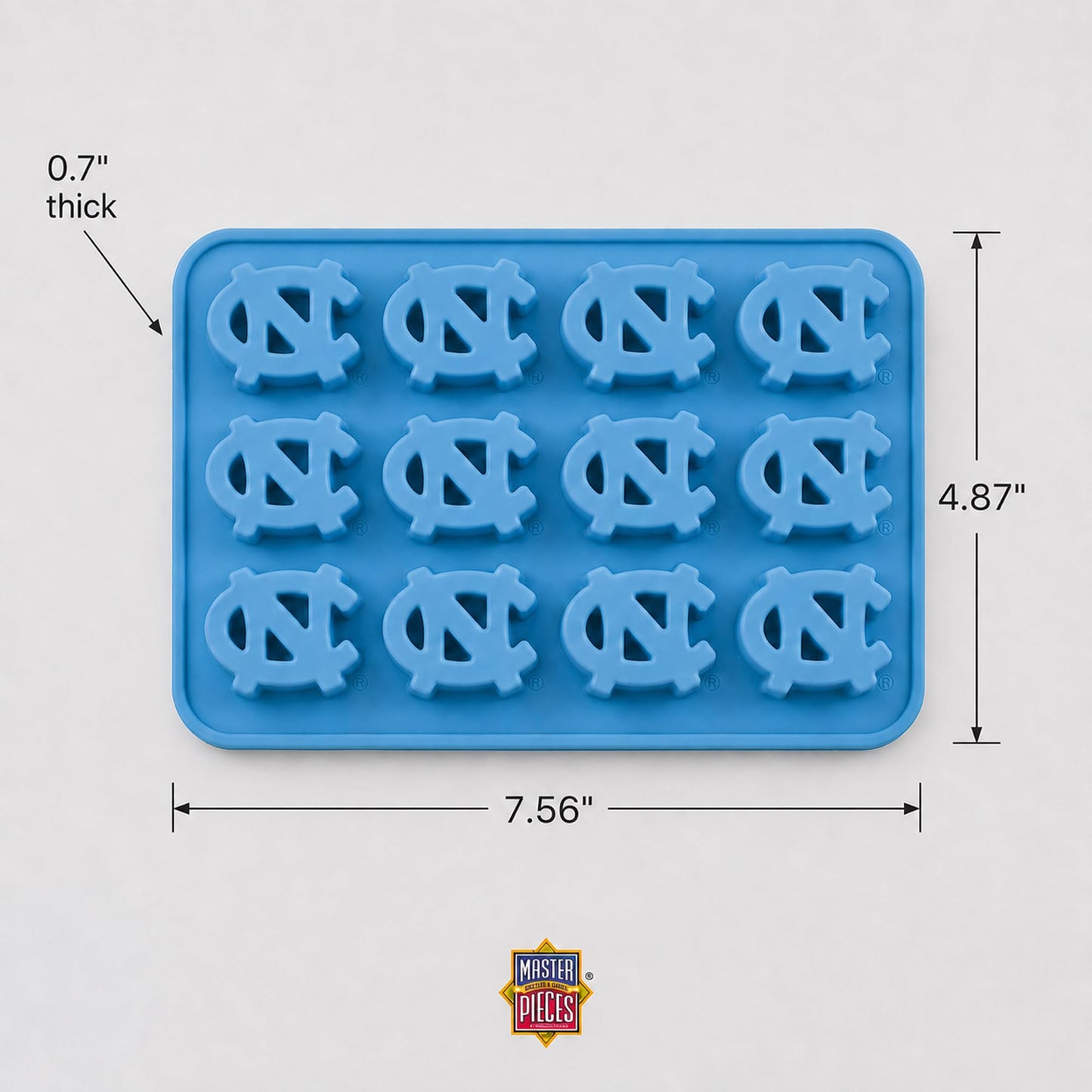Masterpieces Fanpans Ncaa Alabama Crimson Tide Silicone Ice Cube Tray Set - Fun Alabama Merchandise, Dishwasher Safe