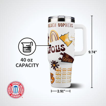 The Memory Company Officially Licensed NCAA - Texas A&M University 40oz Team Spirit Game Day Tumbler