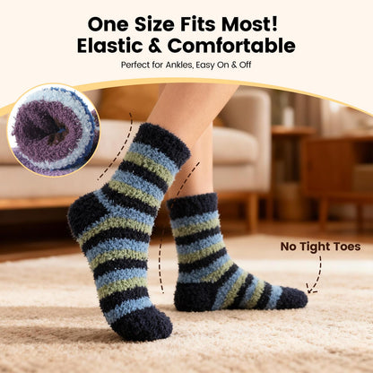 Womens Fluffy Fuzzy Socks,Winter Cozy Soft Warm Socks Gifts for Womens