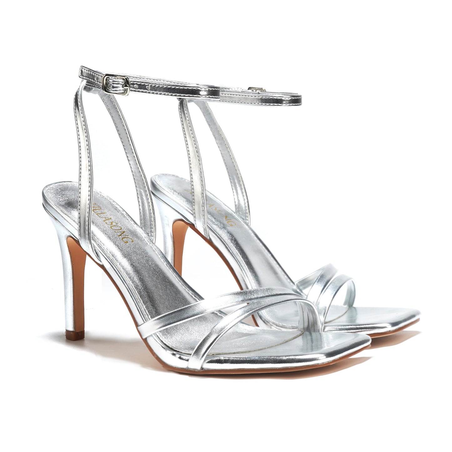 LULLASONG Strappy Ankle Strap High Heels