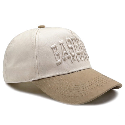 Baseball Mama Trucker Hat- 3D Embroidered Mama Adjustable Cotton Baseball Caps for Women