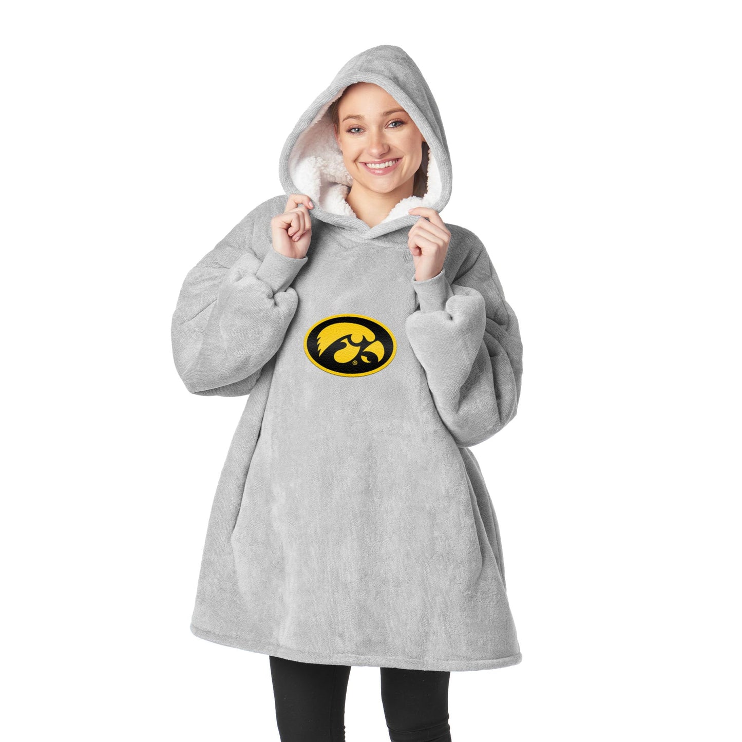 Northwest NCAA unisex-adult Hoodler Oversized Sherpa Pullover