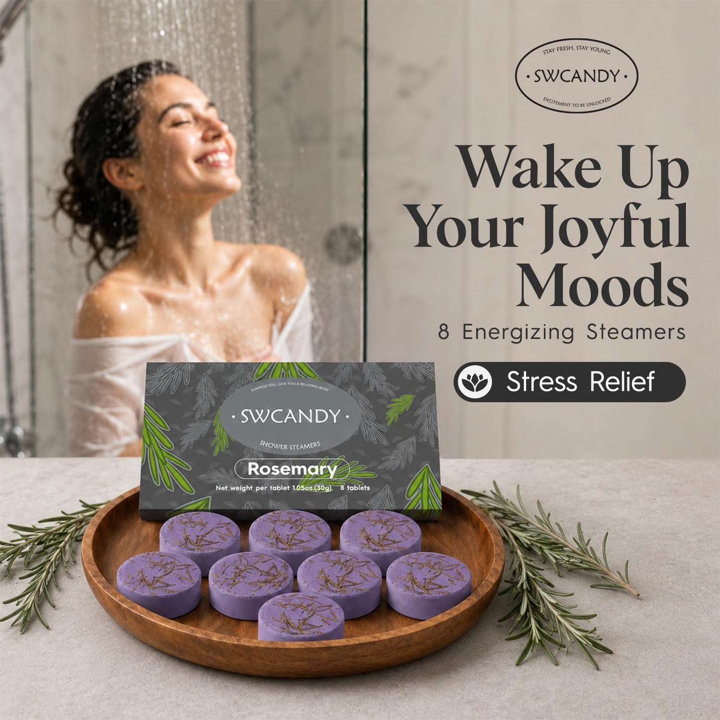 SWCANDY Shower Steamers Aromatherapy