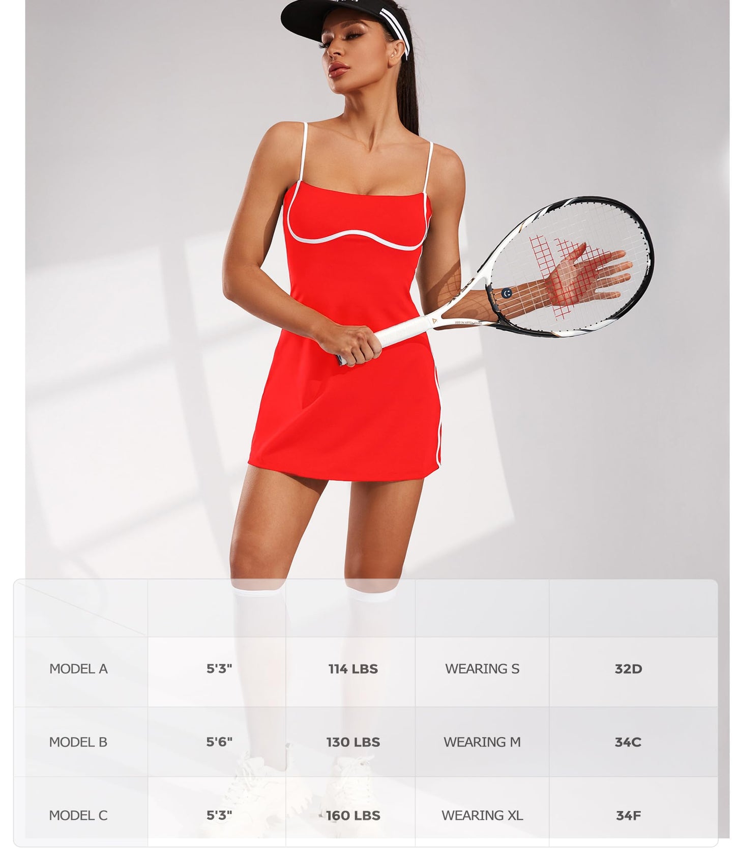 Womens Workout Tennis Dress