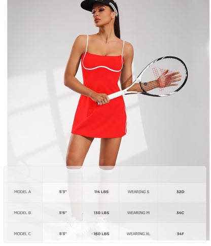 Womens Workout Tennis Dress