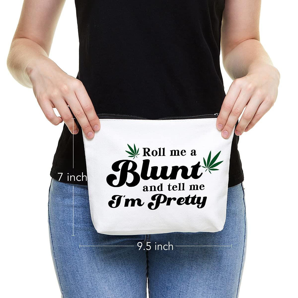 Funny gift Friend makeup bag, Best friend Cosmetic Bag, Friends Theme Natural Reusable Eco-Friendly Makeup Bag Gifts, for Women Men Best Friends Birthday Christmas Gift