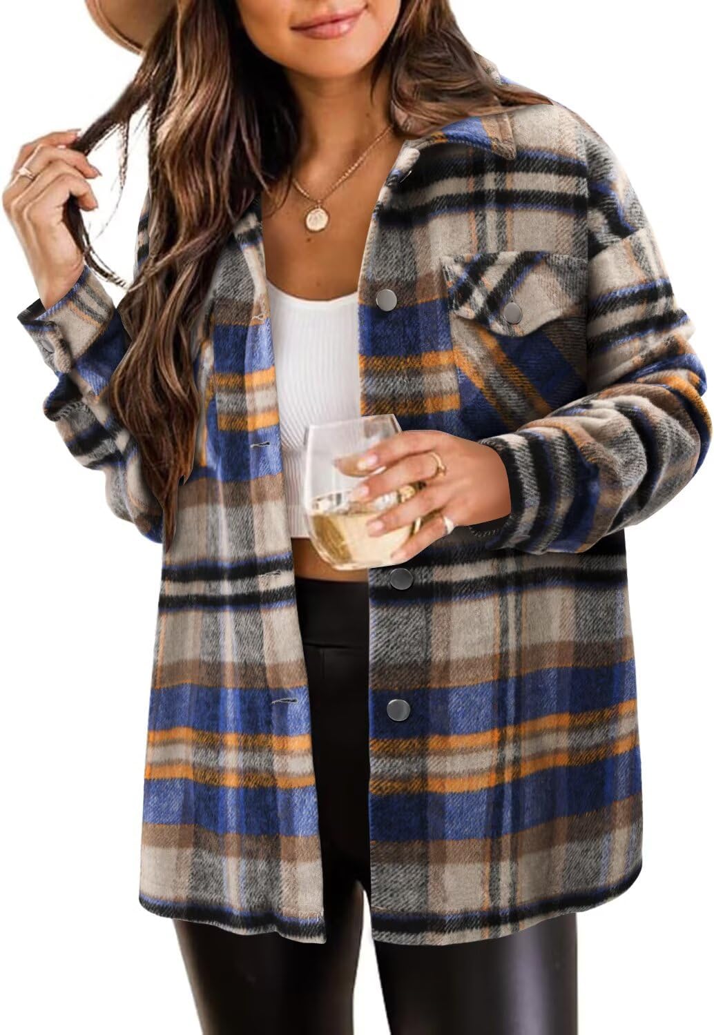 Magritta Womens Shirts Collared Long Sleeve
