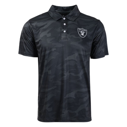 FOCO Men's NCAA College Team Logo Camo Color Polyester Polo Short Sleeve Shirt