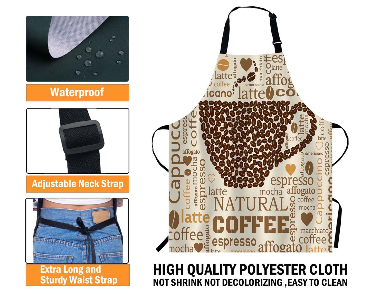 Wondertify Doodle Frames in French Style Apron