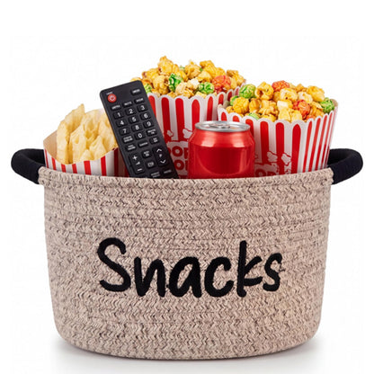 Yungyan Halloween Movie Night Supplies Snack Tray, Orange Gift Basket