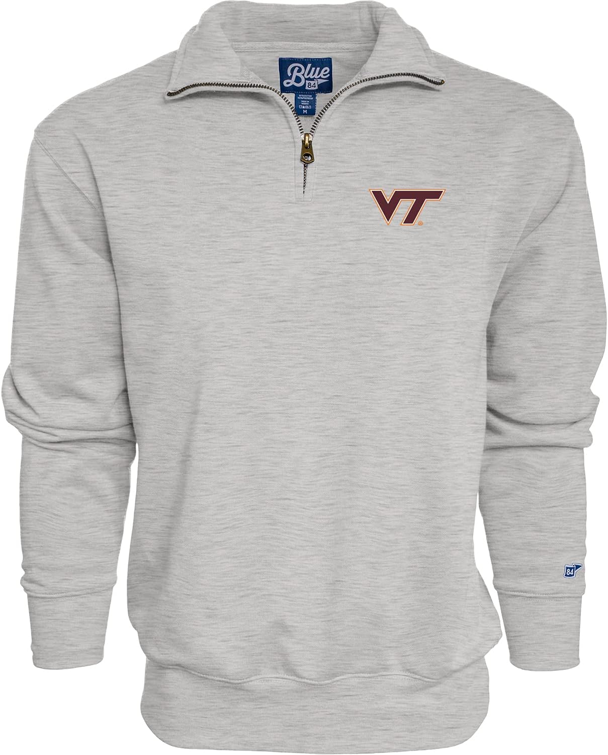 Blue 84 NCAA mens Quarter Zip Sweatshirt Icon