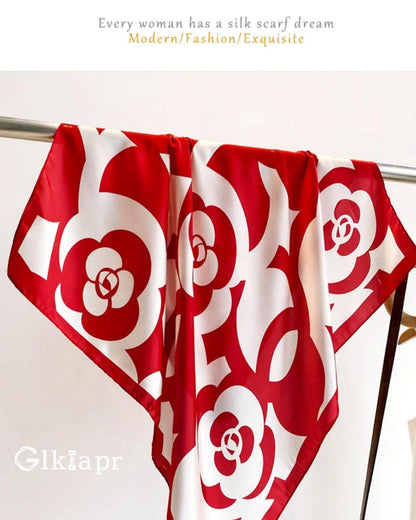 Satin Bandana Headscarf for Women Silky Hair Scarves for Fashion Lightweight