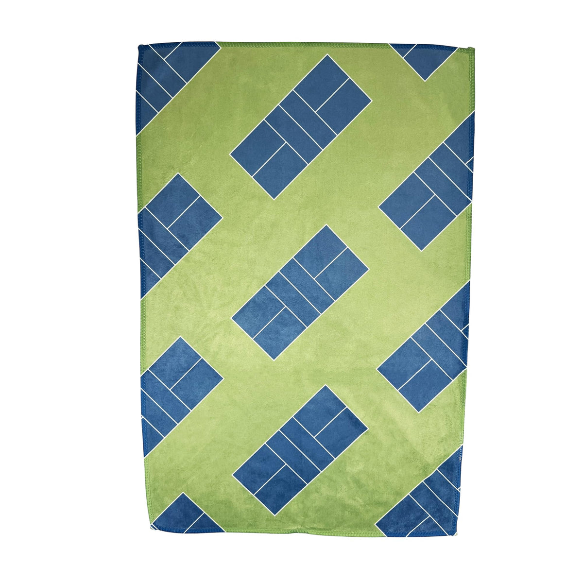 Pickleball Towel – Microfiber Sports Towel with Pickleball Pattern – Quick-Dry Sweat Towel for Pickleball Players, Accessories & Gifts (Teal Pickleball Paddles)