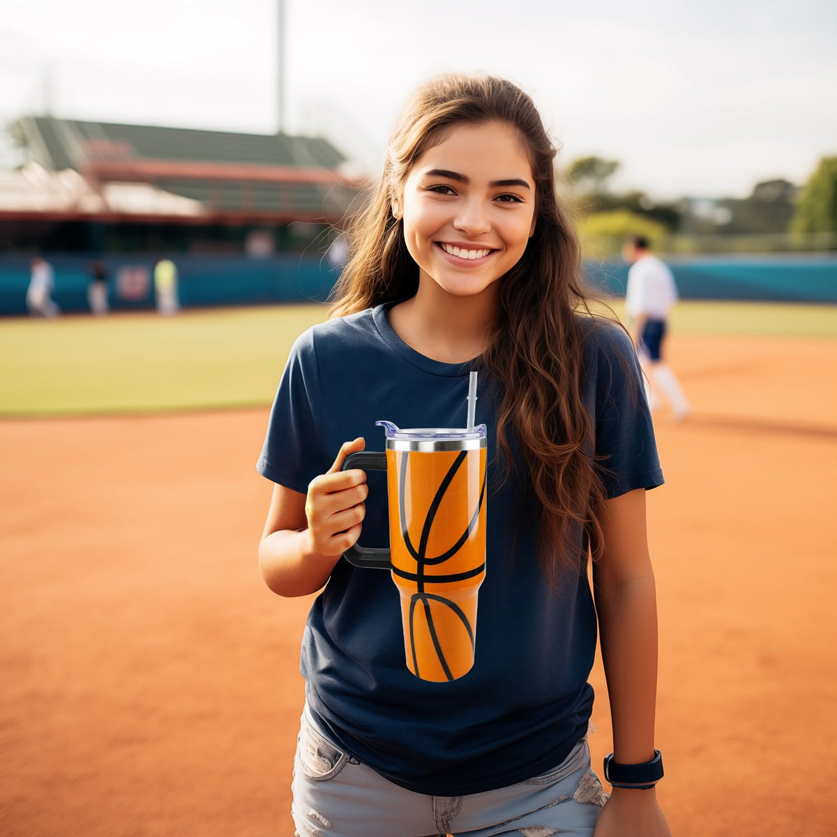 40oz Baseball Tumbler Gifts Stuff for Men Women Gift for Coach Mom