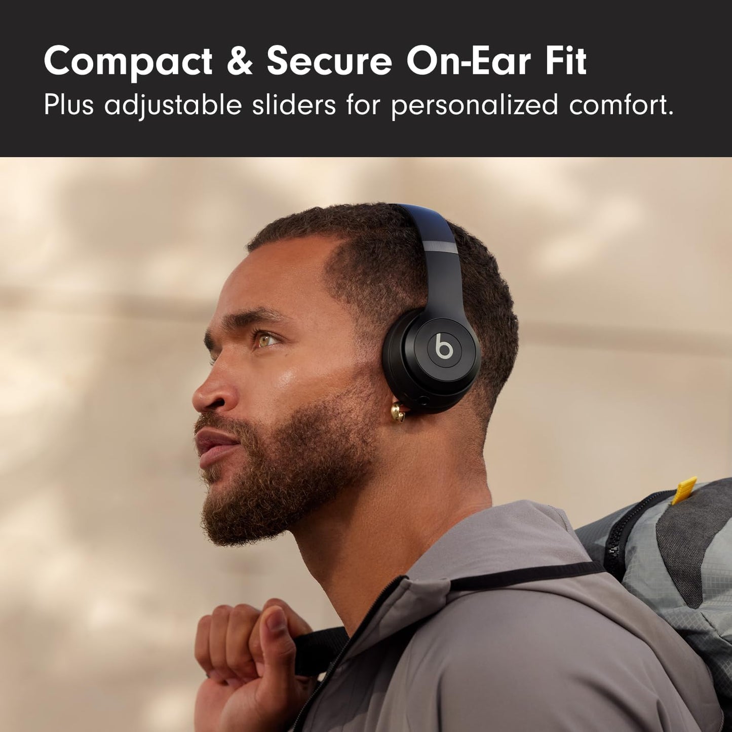Beats Solo 4 - Wireless On-Ear Bluetooth Headphones, Up to 50-Hour Battery Life, Ultra-Lightweight Comfort, Powerful and Balanced Sound, Apple & Android Compatible - Amazon Exclusive Metallic Pink