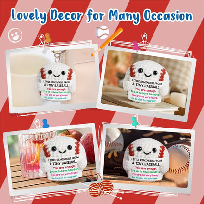 Baseball Gifts for Boys Son Birthday Christmas Positive Crochet Animals