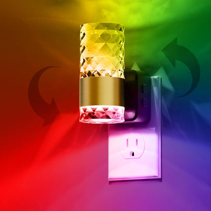 L LOHAS LED Night Light, Modern Night Lights Plug into Wall | 2 Pack