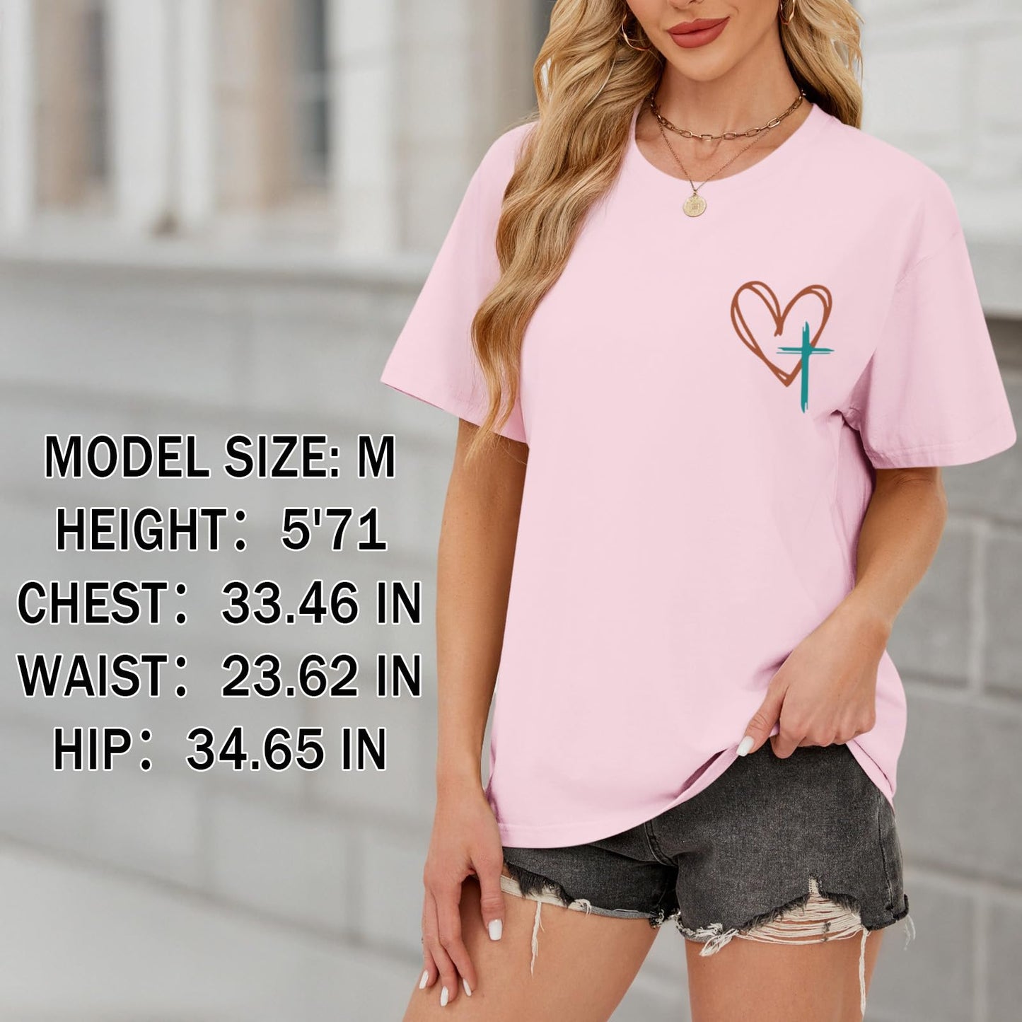 Tuislay Christian Shirts for Women Jesus Has My Back