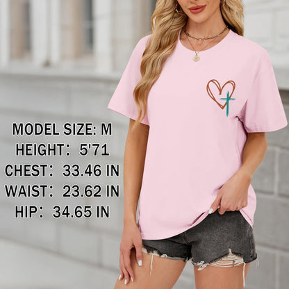 Tuislay Christian Shirts for Women Jesus Has My Back