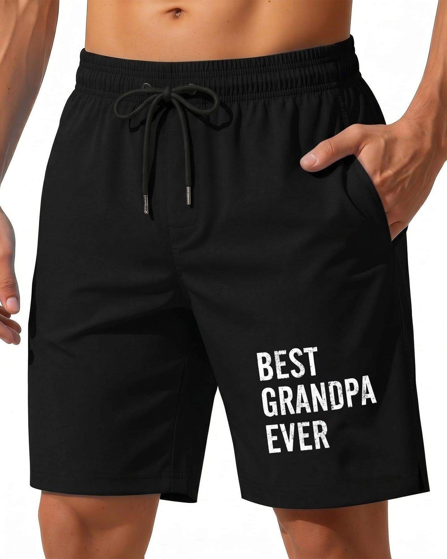 Yufawow 9 Inch Men Swim Trunks with Mesh Lining Quick Dry Breathable Pockets for Summer Beach Cruise Water Park Gym Running