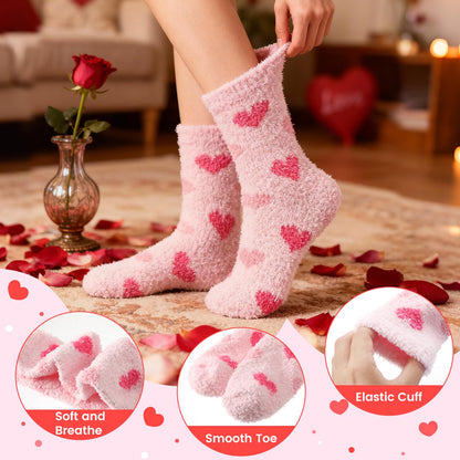 Womens Fluffy Fuzzy Socks,Winter Cozy Soft Warm Socks Gifts for Womens