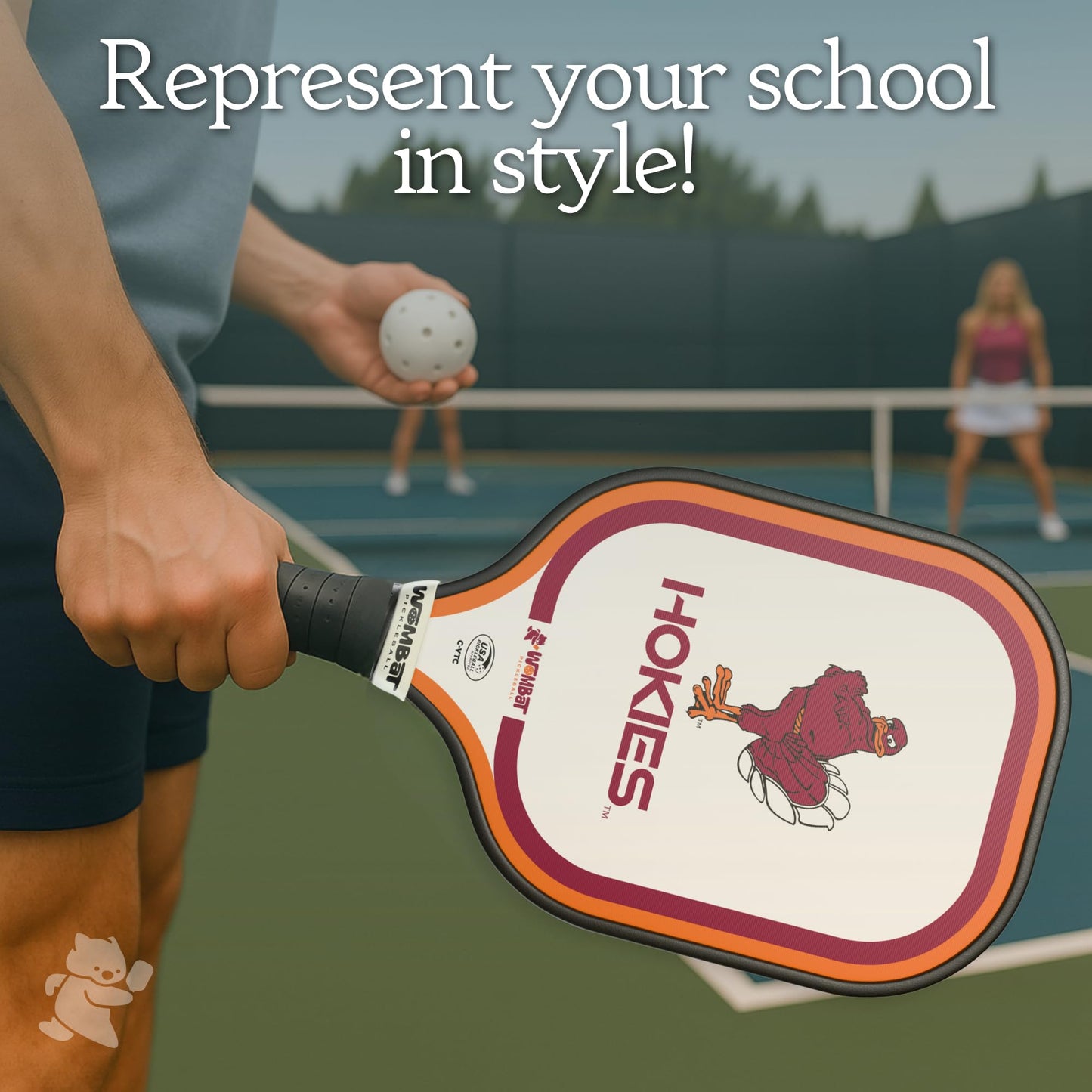 Officially Licensed College Pickleball Racquet