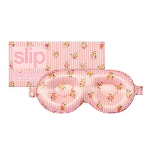 slip Pure Silk Contour Sleep Mask: Protect Your Delicate Lashes with Our Innovative, Lash-Friendly Design. Experience Uninterrupted Beauty Sleep with Slipsilk™ Comfort, 1 Contour Mask, Scarlet