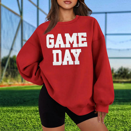 Women Oversized Game Day Sweatshirt